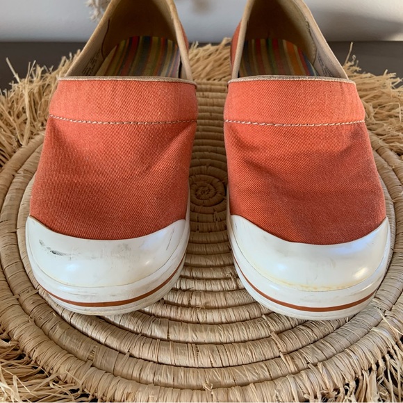 DANSKO Volley Canvas Vegan Clogs Orange 37 - Picture 3 of 14